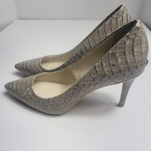 Calvin Klein Snake Skin Gray Pump Women's Shoe